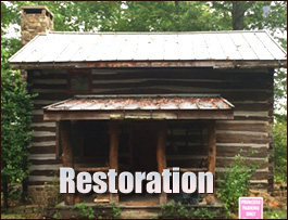 Historic Log Cabin Restoration  Jackhorn, Kentucky